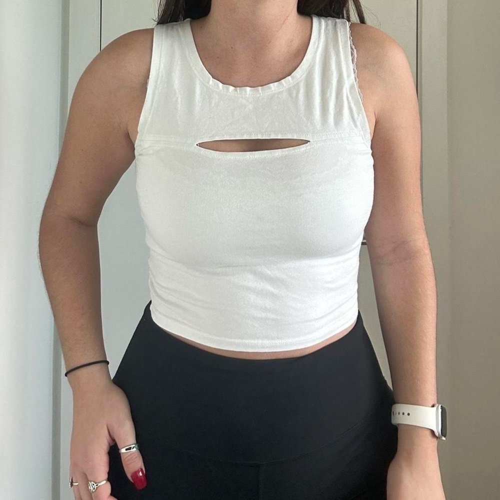Brandy Melville White Natasha Tank!